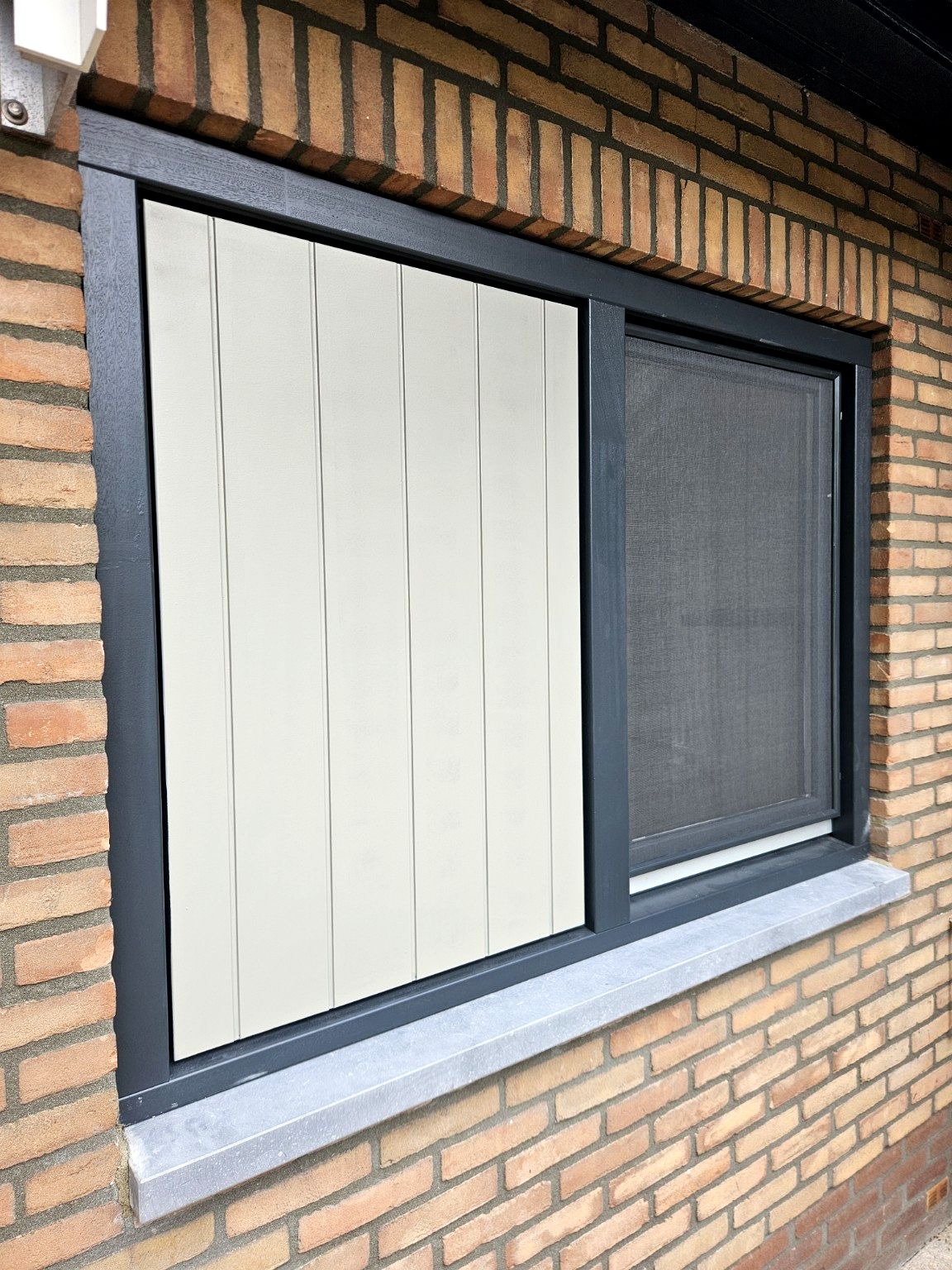 Modern raam met paneel